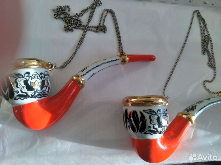 Трубки декоративные фарфоровые