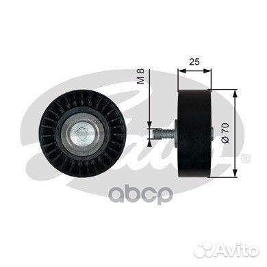 Ролик ремня приводного ford focus/S-MAX/mondeo