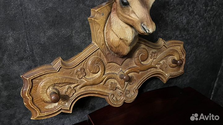 Вешалка Настенная Олень Винтаж