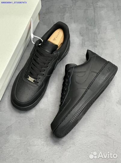 Кроссовки nike air force 1 black (Арт.96262)