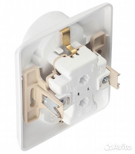 Розетка с рамкой PC16-007B двойная скрытая установ