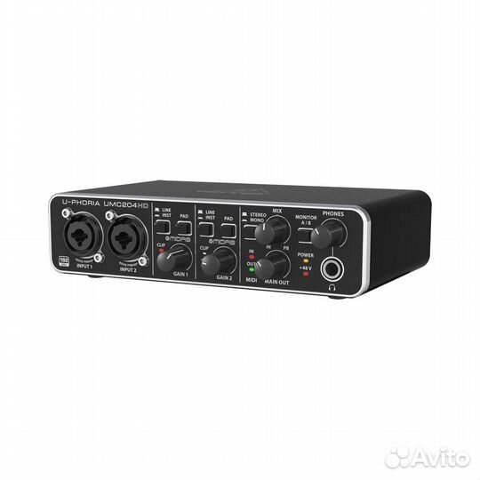 Behringer UMC204HD USB-аудиоинтерфейс