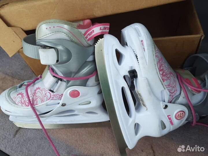 Коньки детские раздвижные 26-29