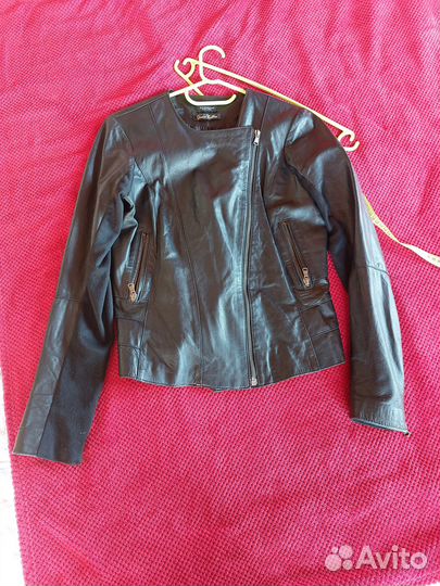 Кожаная куртка 46 размер
