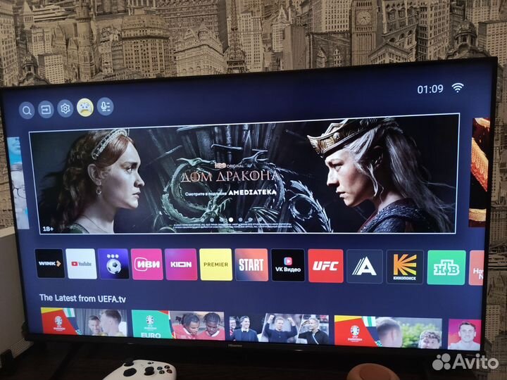 4К телевизор Hisense 43A6K