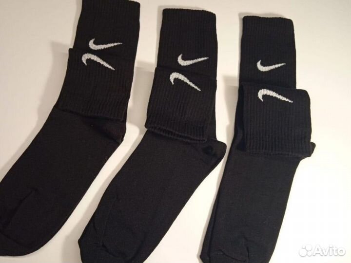 Мужские носки высокие nike хлопок