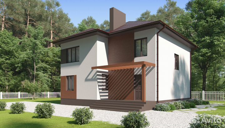 Проекты домов для ипотеки и строительства - 142 м2