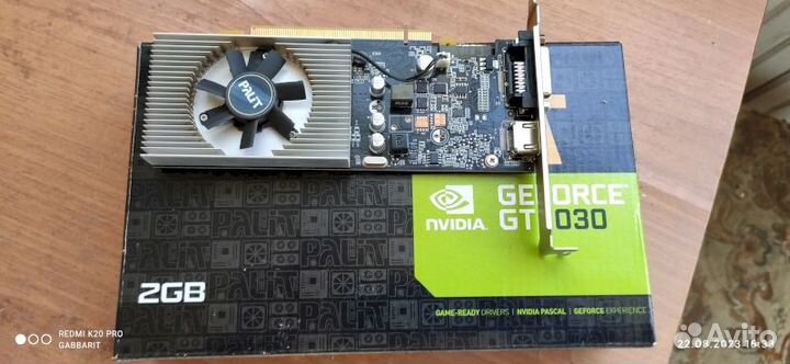 Видеокарта Palit GeForce GT 1030