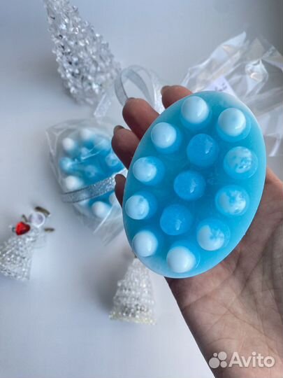 Массажное мыло с люффой