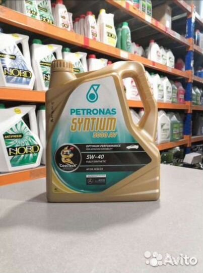 Масло моторное Petronas Syntium 3000AV 5W40 с.т 4л