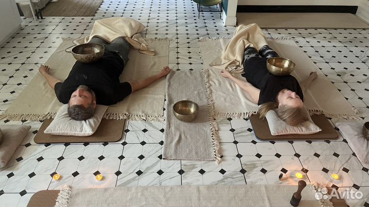 Массаж, Антистрессовый массаж, Поющие чаши