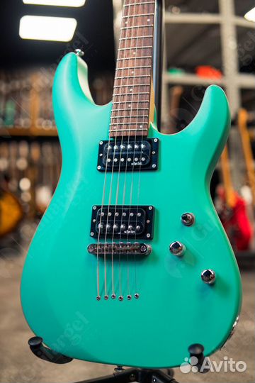 Электрогитара Schecter C-6 Deluxe Satin Aqua