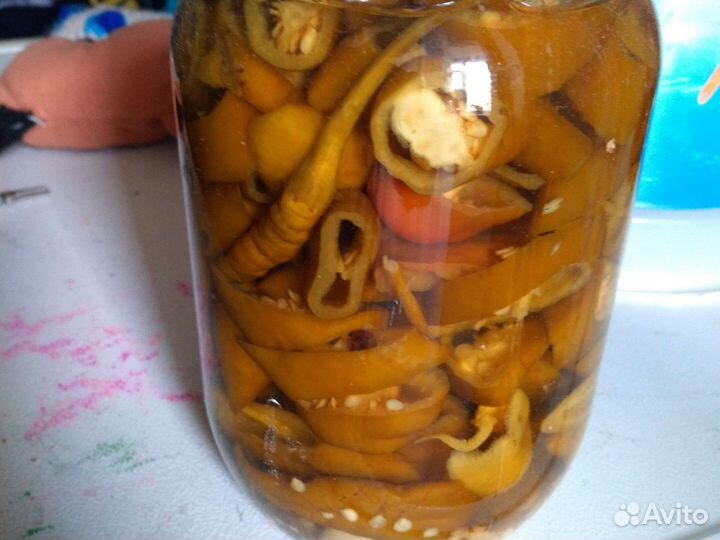 Перец острый маринованный