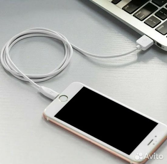 Кабель для зарядки iPhone Lightning hoco X1 1м бел