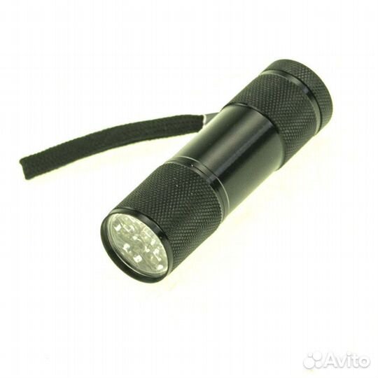 Фонарь 395нм 9 LED Ультрафиолетовый IP55 (3AAA)