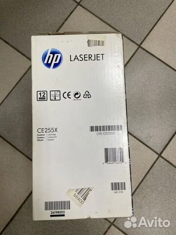 Картридж оригинальный HP CE255X объявление продам