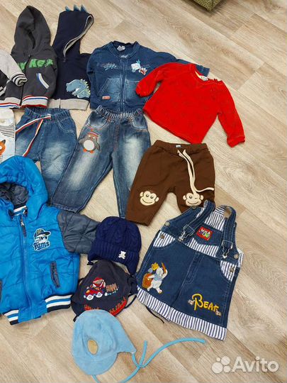 Вещи пакетом на мальчика от 6 месяцев до 1,5 лет