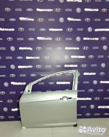 Дверь передняя левая Ford Focus 3 серебристый