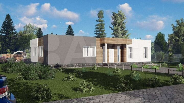 Дом 196 м² на участке 12,7 сот.