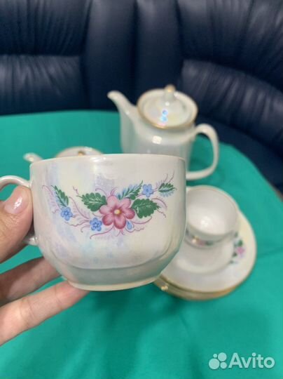 Сервиз чайный СССР Туймазинский фарфор