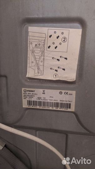 Стиральная машина Indesit witl 86