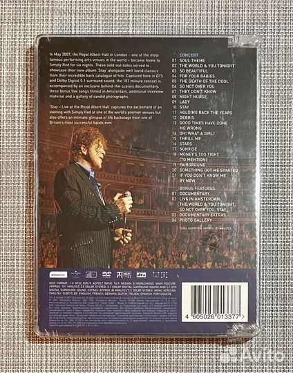 Simply Red-Stay Live AT The Royal Albert Hall DVD