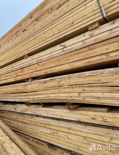 Доска обрезная сосна ель