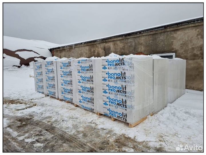 Газобетонные блоки с завода Bonolit