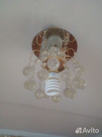 Люстры и светильники бу