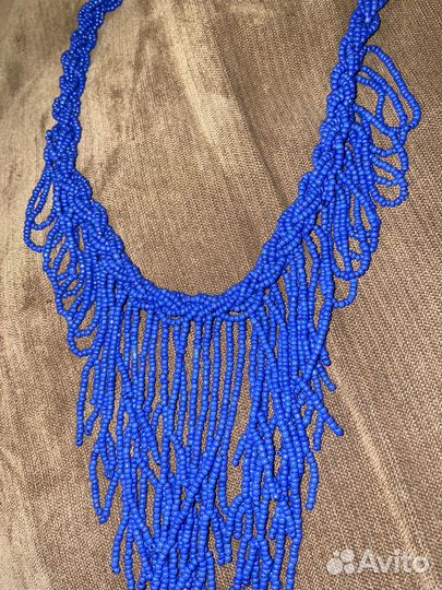 Колье из бисера