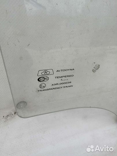 Стекло двери задней правой Daewoo Matiz