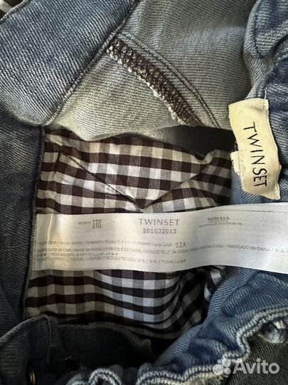 Комбинезон шорты джинсовые Twin Set