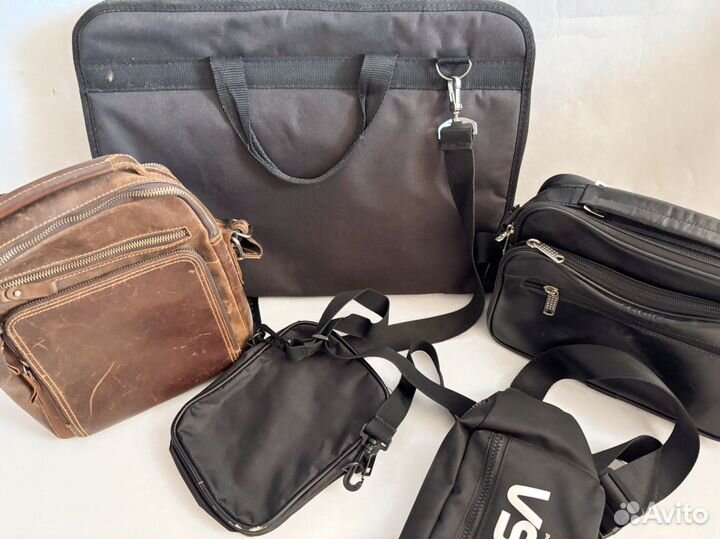 Сумки мужские бу 5 штук, цена за все
