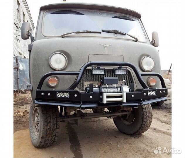 Передний бампер rubicon-2 УАЗ-452, 3303, 39094