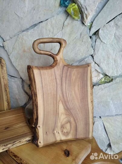 Доска для подачи. Разделочная доска. Карагач
