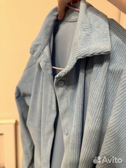 Рубашка женская голубая 44-46 (М)