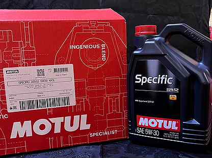 Моторное масло motul specific 229.52 5W-30 5л