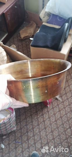 Медный таз для варенья