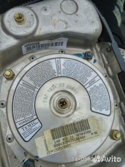 SRS подушка безопасности на mersedes