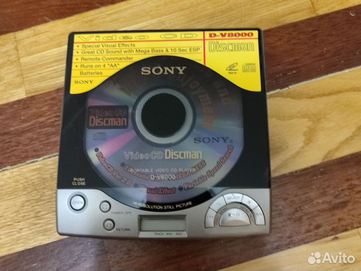 Cd player sony v-d8000 discman