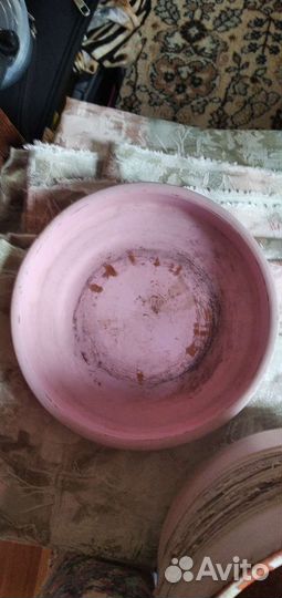 Керамический/глиняный большой горшок б/у