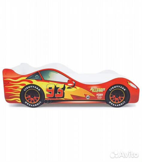 Машинка маквин с матрасом