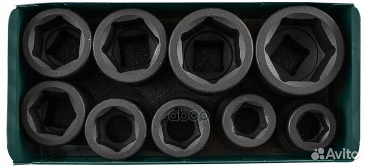 Набор головок торцевых ударных 1 DR, 24-50 мм