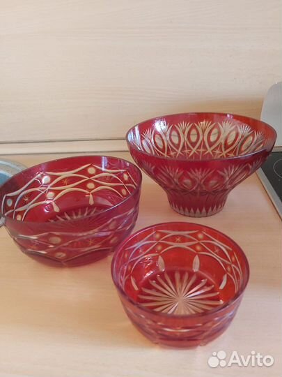 Цветной хрусталь СССР