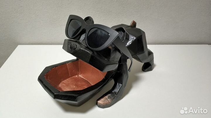 Подставка статуэтка собака Бульдог для мелочей