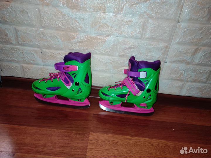 Коньки раздвижные размер 30-33