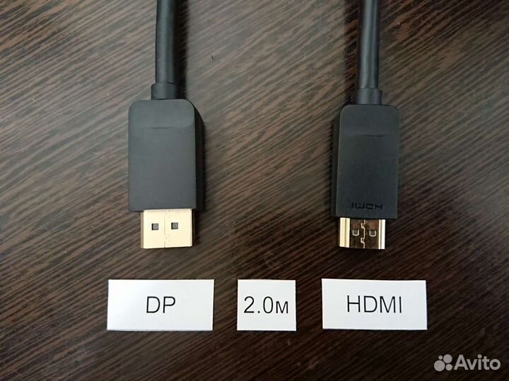 Кабель видео Hdmi, DP, mini DP, Dvi, Vga