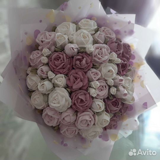 Съедобный букет из зефира