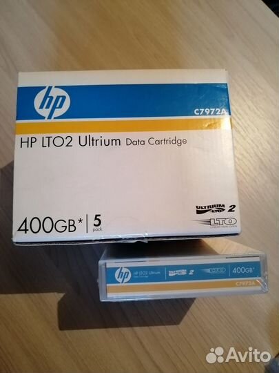 Ленточный картридж 400GB HP Ultrium LTO2 (C7972A)