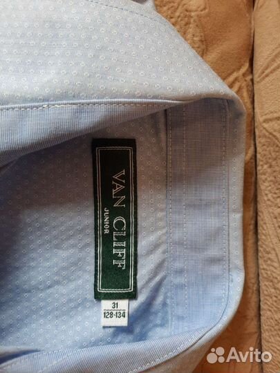 Рубашка для мальчика 128 VAN cliff. Школа